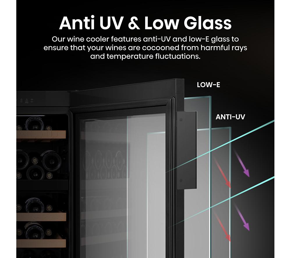 HISENSE RW3N122GSLF Wine Cooler - Black image number 9 of 13