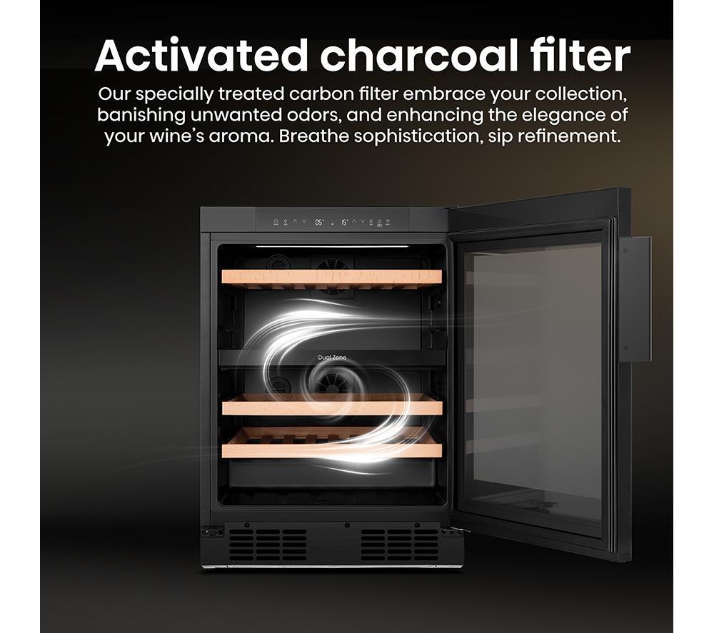 HISENSE RW3N122GSLF Wine Cooler - Black image number 10 of 13