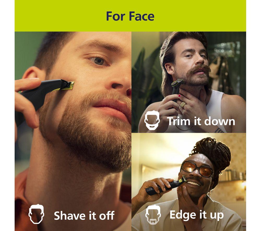 PHILIPS OneBlade Pro 360 QP6542/15 Wet & Dry Foil Shaver - Black image number 2 of 6