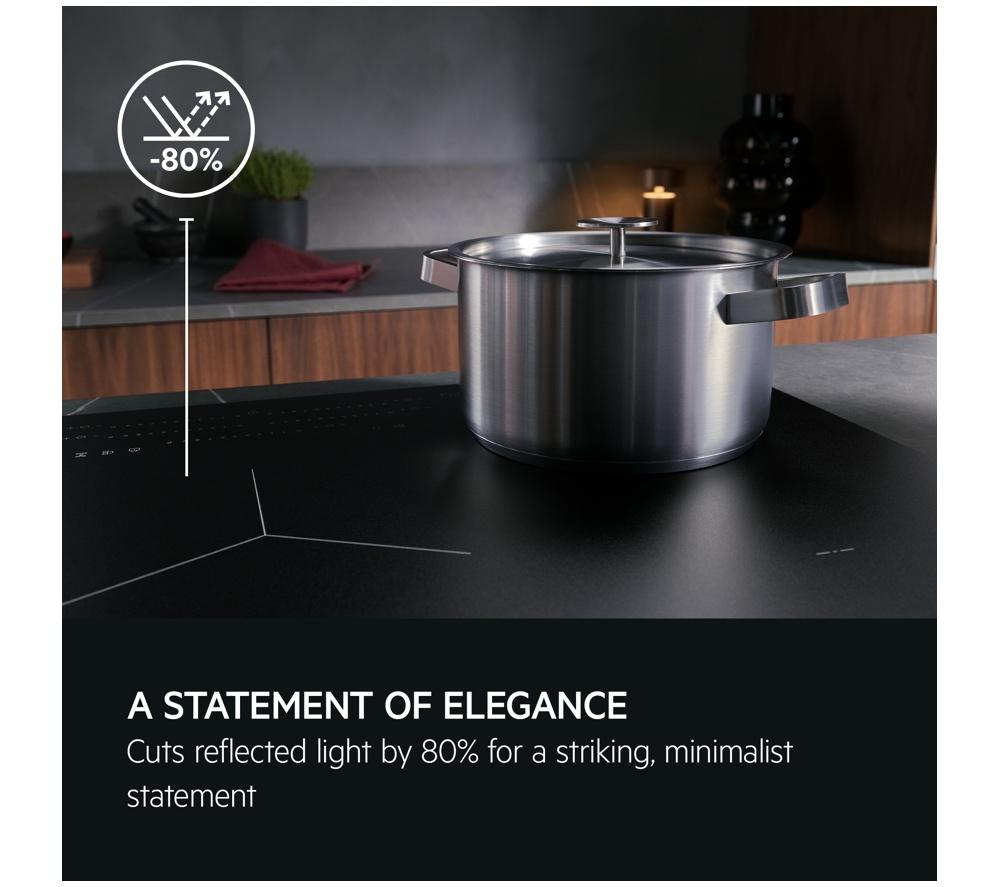 AEG 6000 FlexiBridge TI64IG00FZ 60 cm Electric Induction Hob - SaphirMatt Black image number 6 of 10