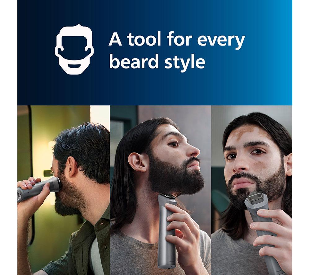 PHILIPS Series 5000 10-in-1 MG5920/15 Wet & Dry Multi Grooming Trimmer - Silver image number 4 of 7