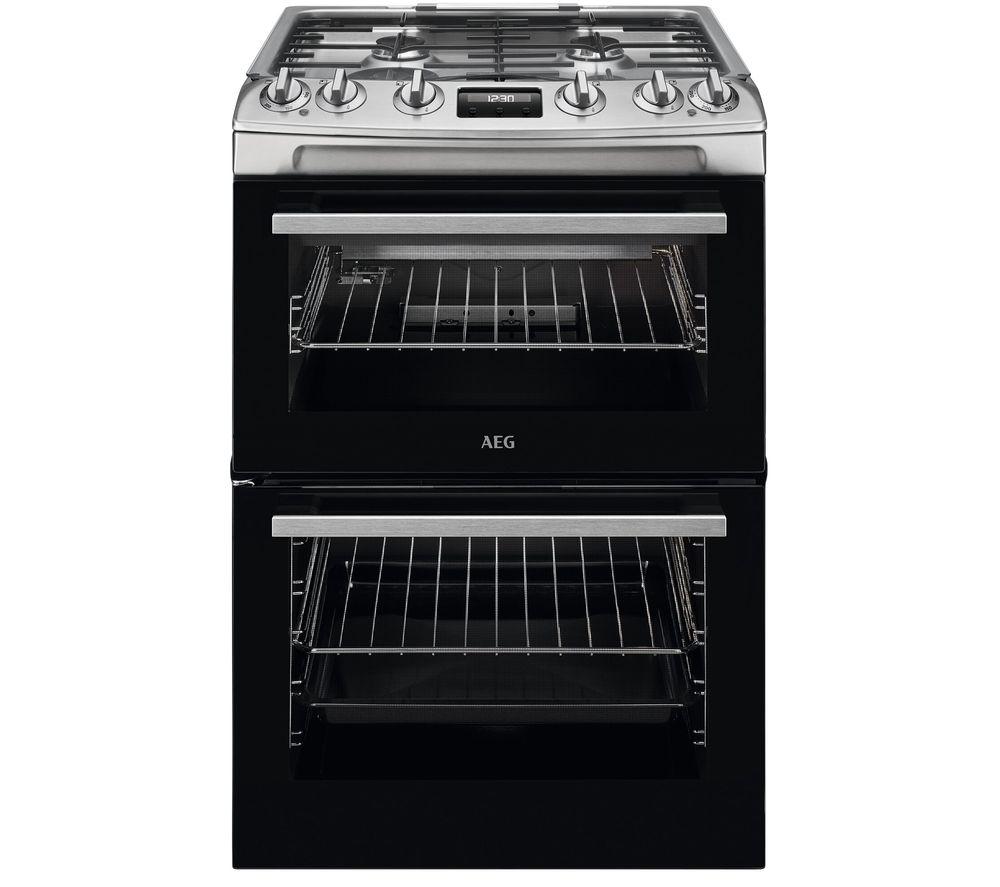 AEG CGX6130ACM 60 cm Gas Cooker – Stainless Steel, Stainless Steel