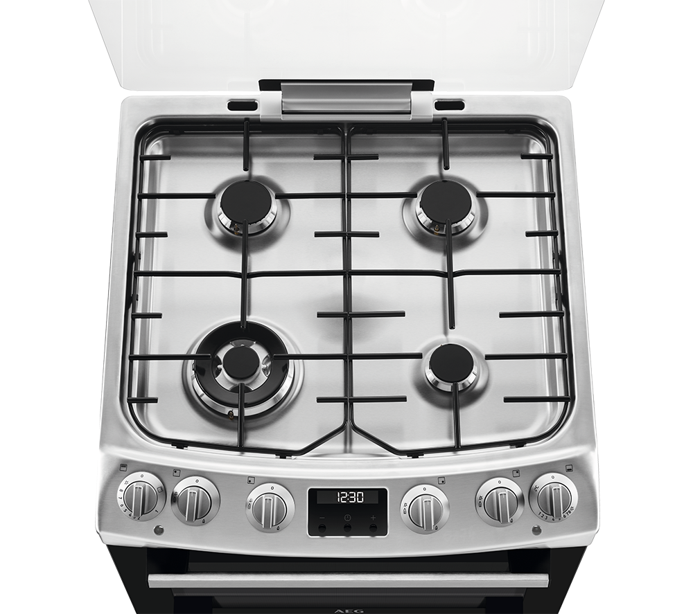 AEG CGX6130ACM 60 cm Gas Cooker - Stainless Steel image number 2 of 7