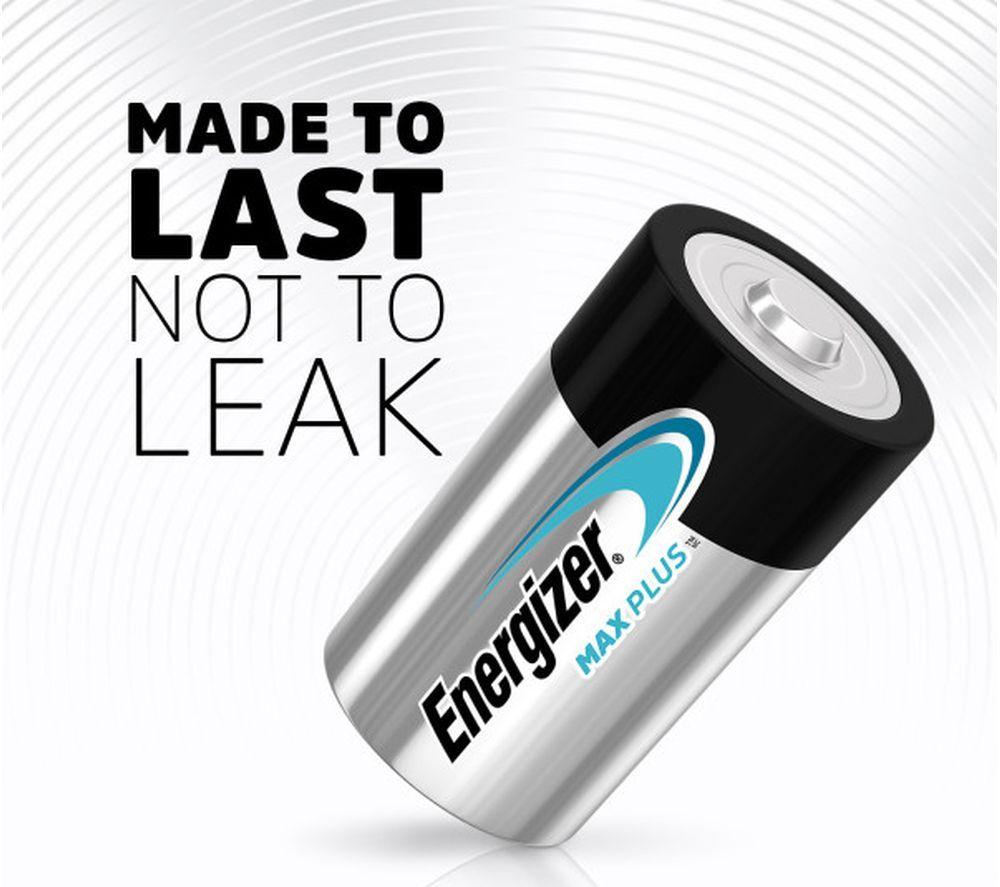ENERGIZER Max Plus D Alkaline Batteries - Pack of 2 image number 2 of 2
