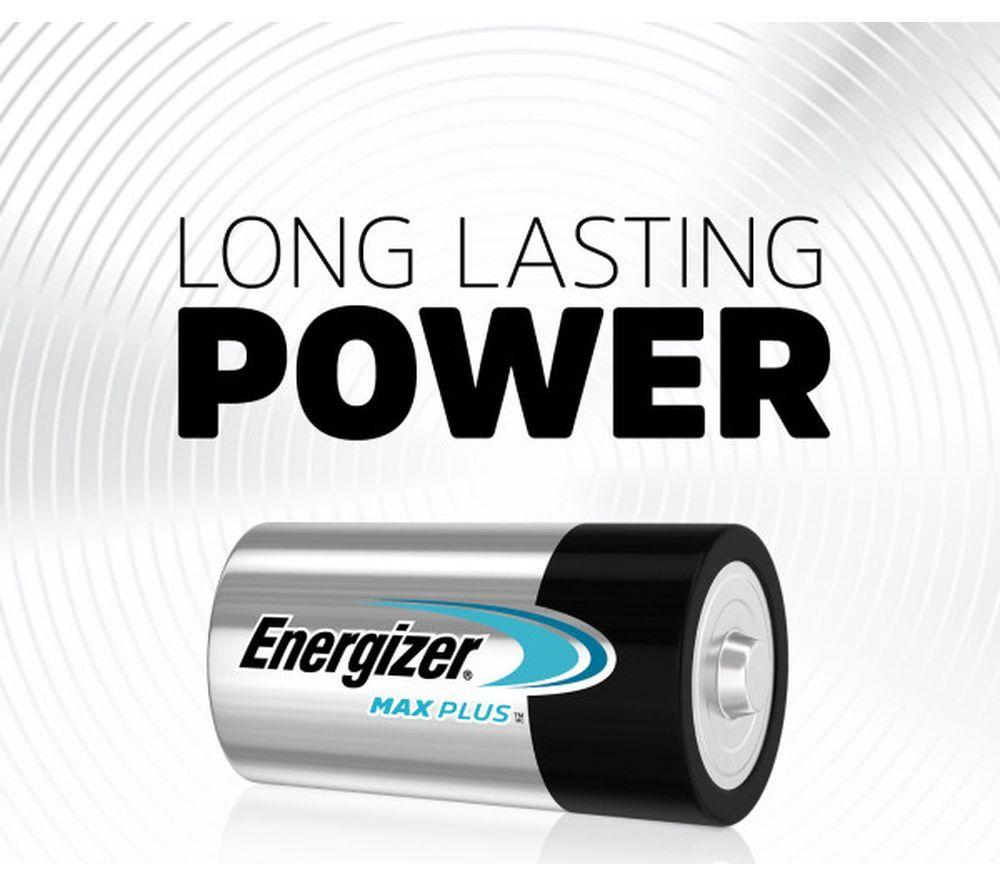 ENERGIZER Max Plus C Alkaline Batteries - Pack of 2