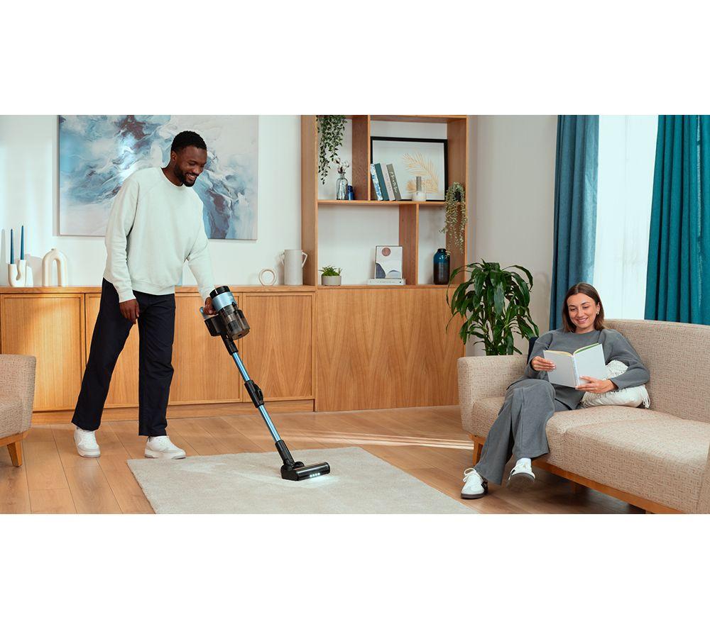 BEKO PowerClean PC7000 VRT96425VD Cordless Vacuum Cleaner with All-in-One Dust Station - Blue image number 11 of 15