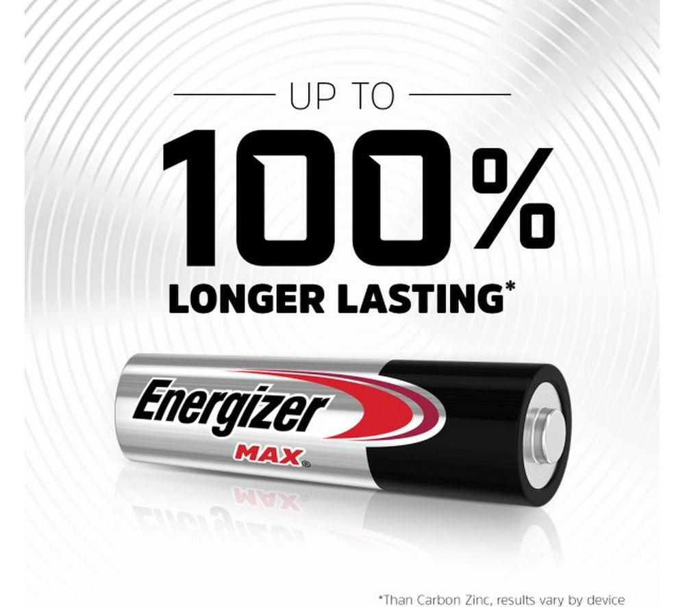 ENERGIZER Max AA Alkaline Batteries - Pack of 12 image number 2 of 3