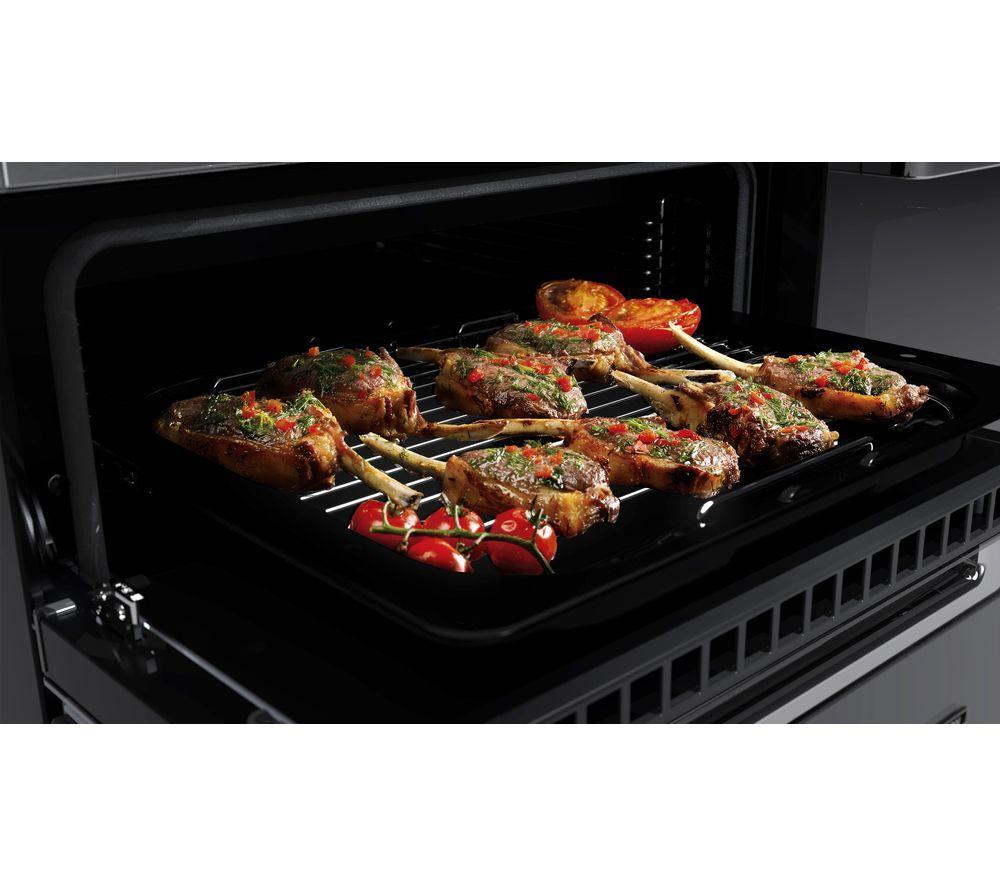 RANGEMASTER Edge Deluxe EDDL90EIGBLK/CM1 90 cm Electric Induction Range Cooker - Black & Chrome image number 3 of 3