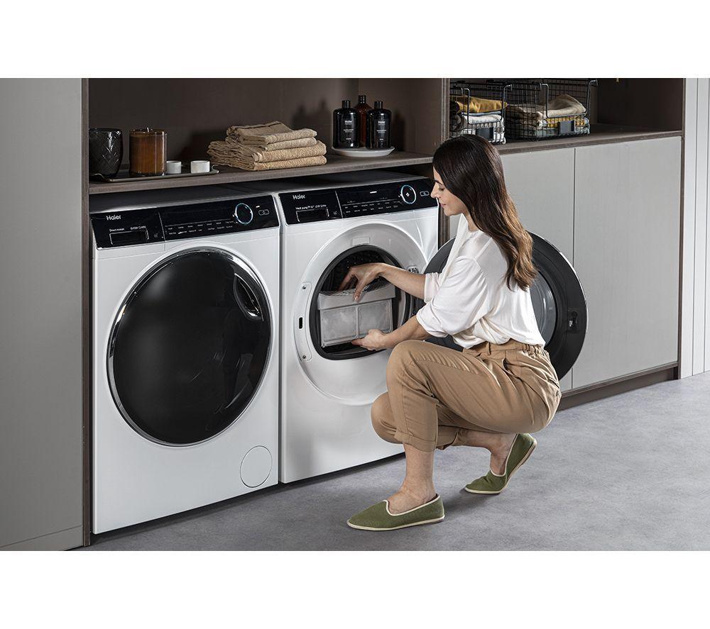 HAIER X Series 11 HD90-A3Q397U1 WiFi-enabled 9 kg Heat Pump Tumble Dryer - White image number 10 of 14
