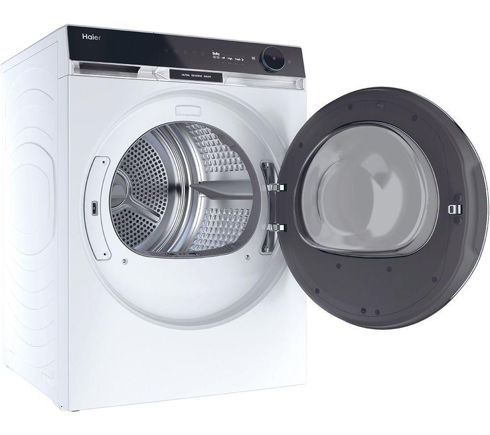 HAIER X Series 11 HD90-A3Q397U1 WiFi-enabled 9 kg Heat Pump Tumble Dryer - White image number 12 of 14