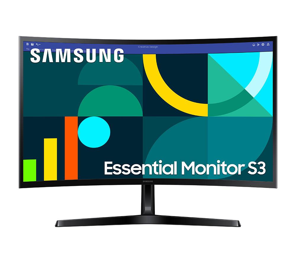 SAMSUNG LS27D366GAUXXU Full HD 27" Curved VA LCD Monitor - Black image number 9 of 9