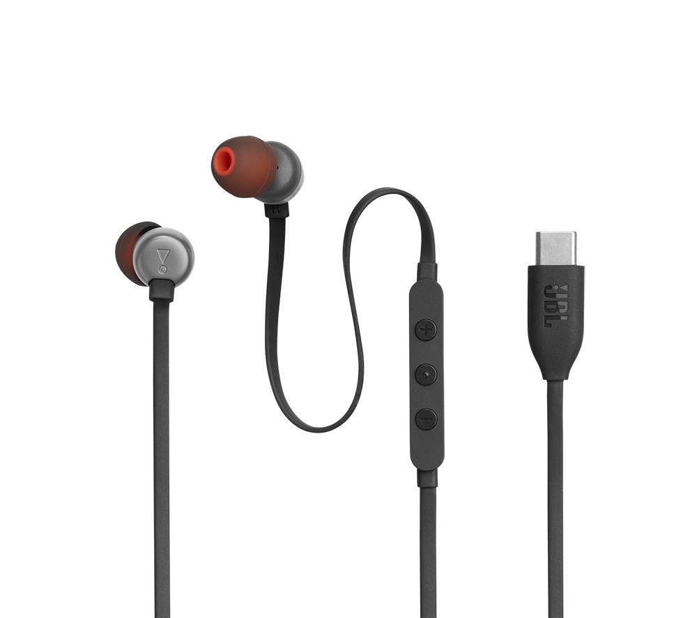 JBL Tune 310C Earphones - Black image number 4 of 6