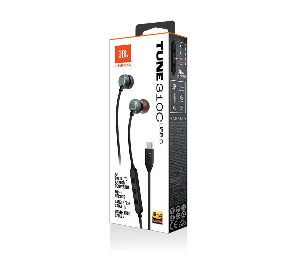 Buy JBL Tune 310C Earphones Black Currys
