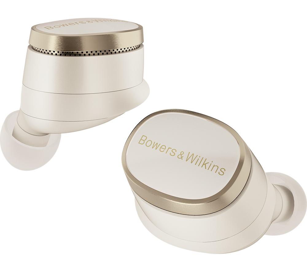 BOWERS&WILKINS Pi8 Wireless Bluetooth Noise-Cancelling Earbuds - Dove White