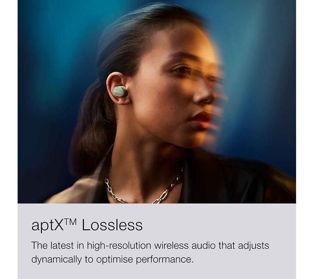 BOWERS&WILKINS Pi8 Wireless Bluetooth Noise-Cancelling Earbuds - Dove White image number 4 of 10