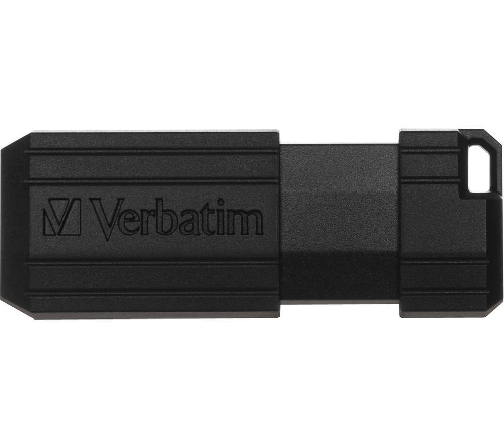 VERBATIM PinStripe USB 2.0 Memory Stick - 16 GB, Black image number 2 of 9