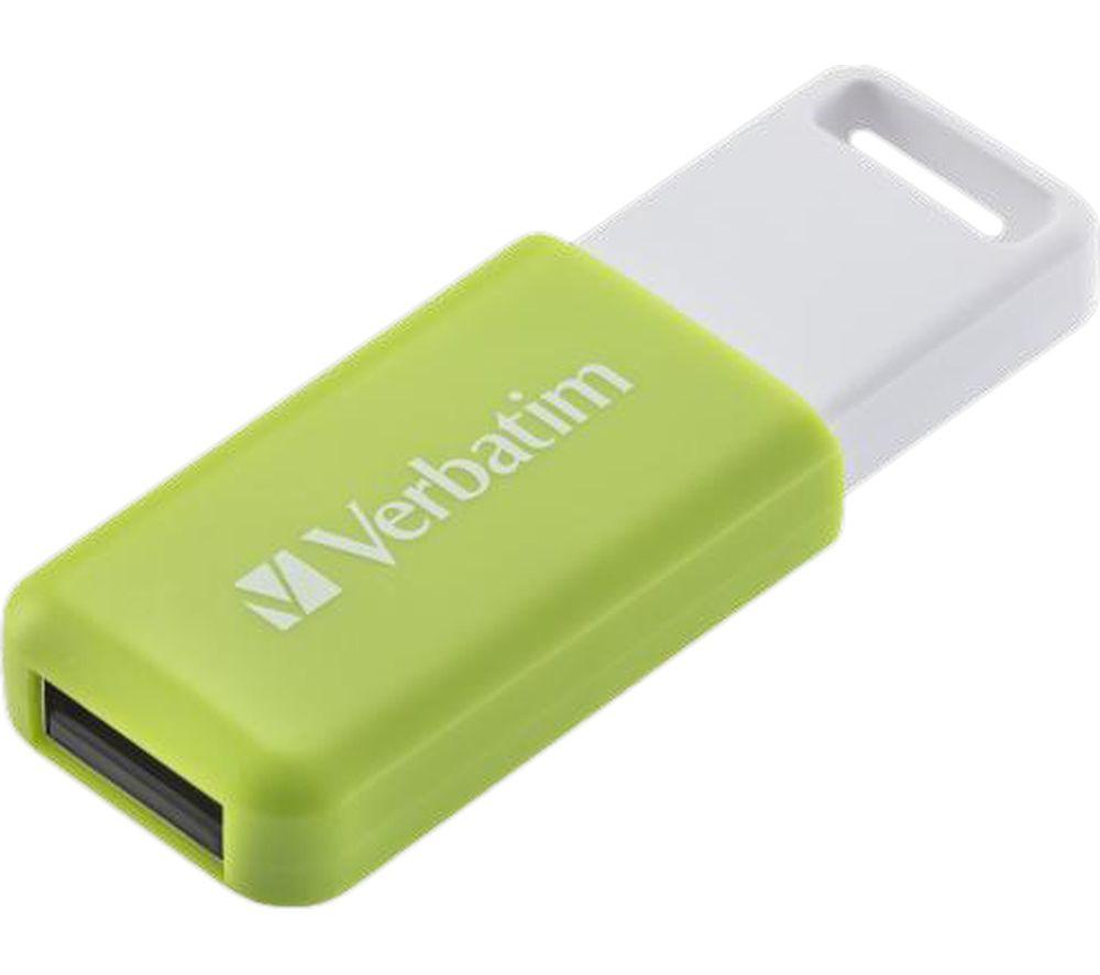 VERBATIM DataBar USB 2.0 Memory Stick - 32 GB, Green image number 2 of 8