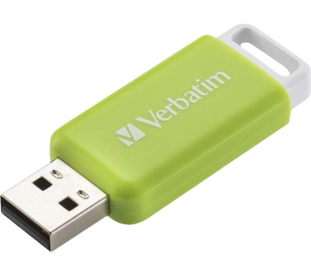 VERBATIM DataBar USB 2.0 Memory Stick - 32 GB, Green image number 3 of 8
