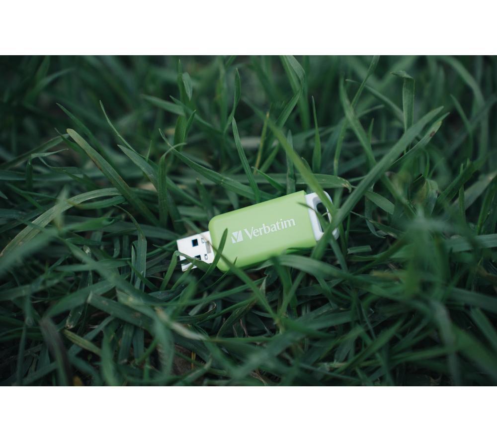 VERBATIM DataBar USB 2.0 Memory Stick - 32 GB, Green image number 7 of 8