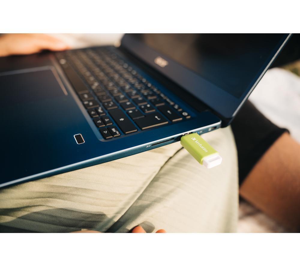 VERBATIM DataBar USB 2.0 Memory Stick - 32 GB, Green image number 8 of 8
