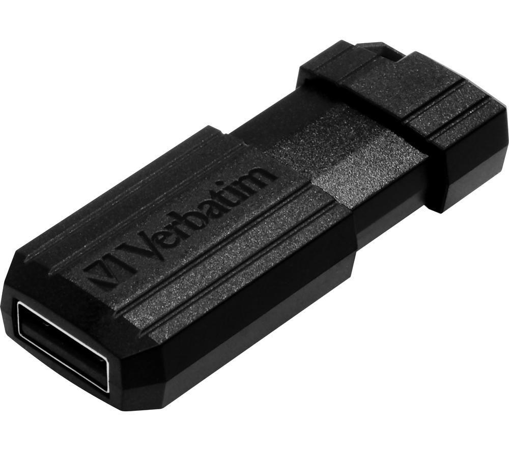 VERBATIM PinStripe USB 2.0 Memory Stick - 32 GB, Black image number 4 of 8