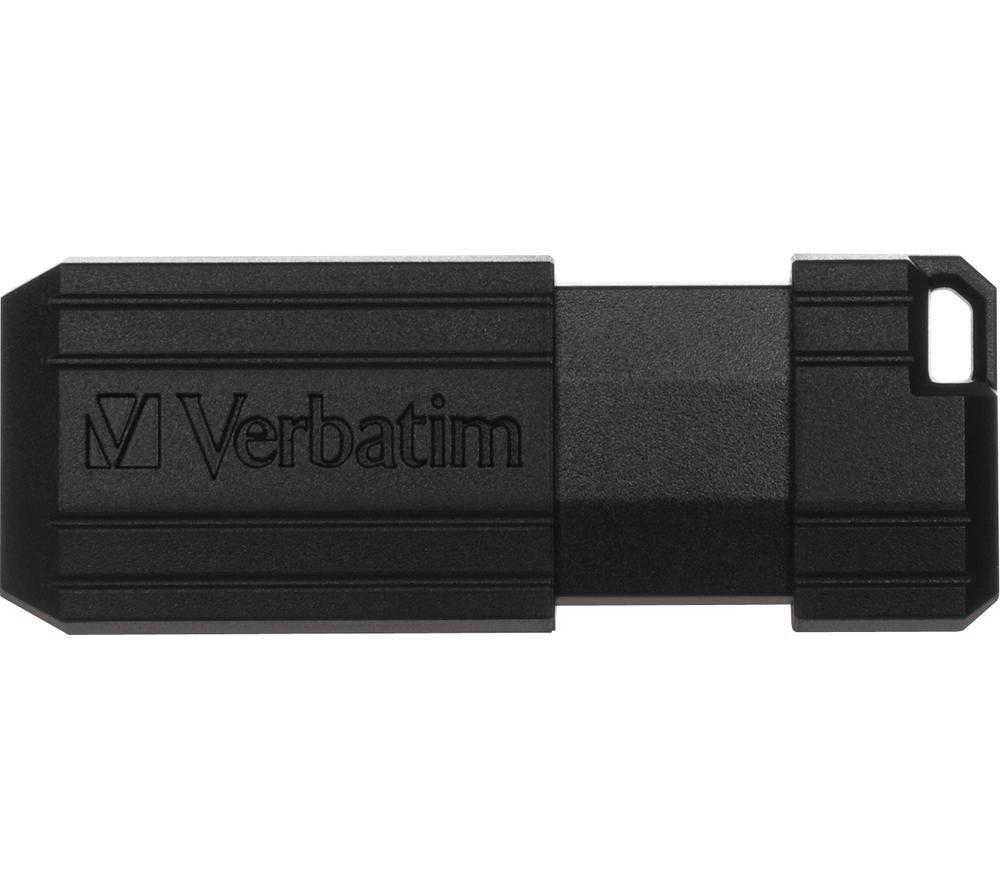 VERBATIM PinStripe USB 2.0 Memory Stick - 64 GB, Black image number 3 of 8