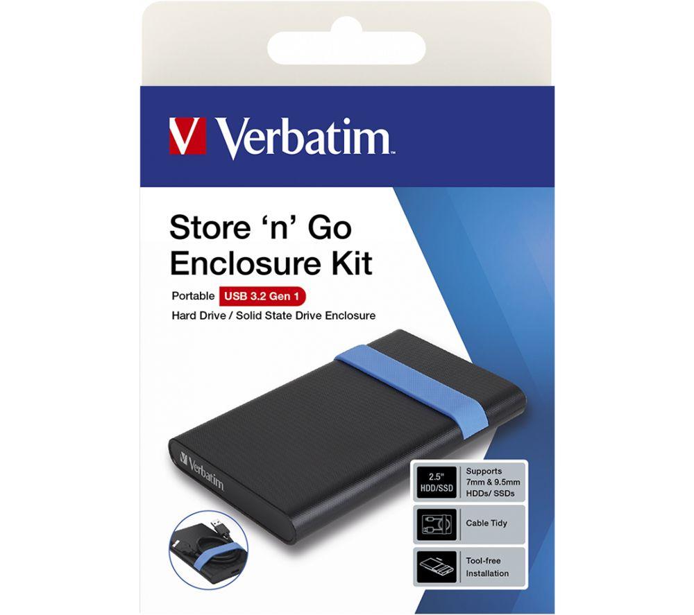 VERBATIM Store 'N' Go 2.5" USB Type-B SATA Hard Drive Enclosure image number 6 of 6