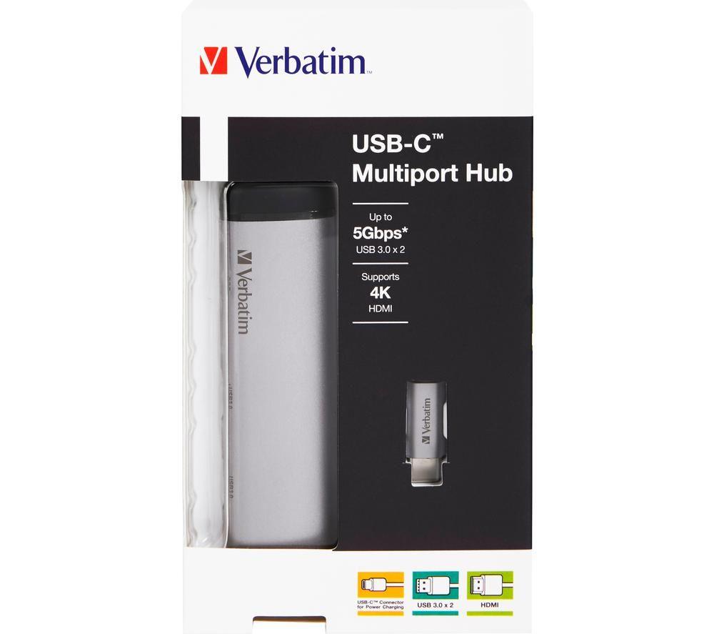 VERBATIM 49140 4-port USB Type-C Hub image number 7 of 7