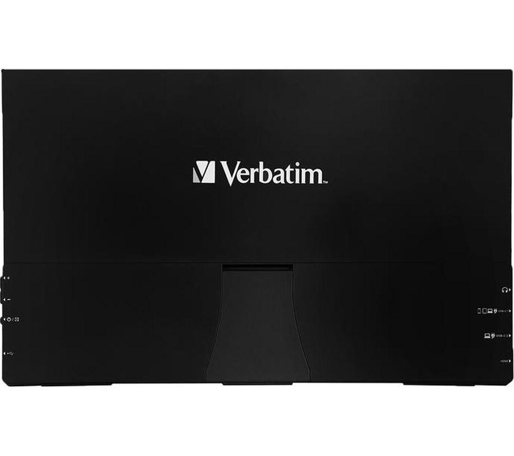 VERBATIM PM-14 Full HD 14" IPS LCD Portable Monitor - Black image number 4 of 11
