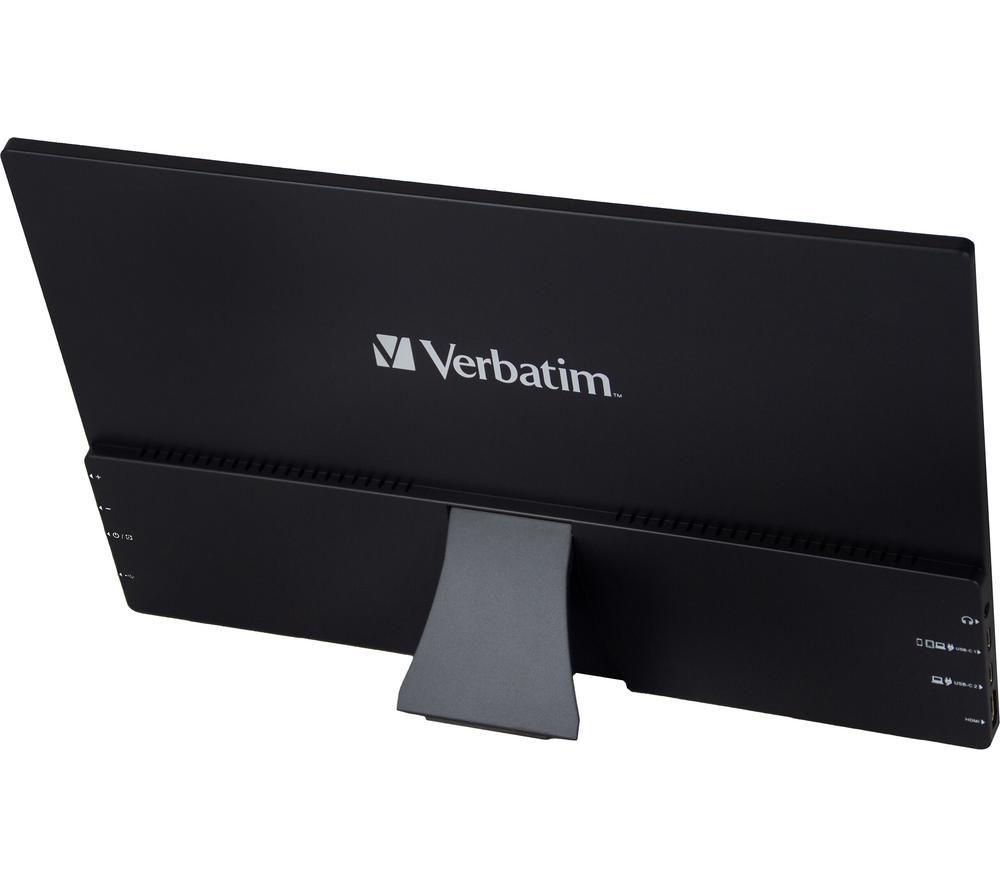 VERBATIM PM-14 Full HD 14" IPS LCD Portable Monitor - Black image number 5 of 11