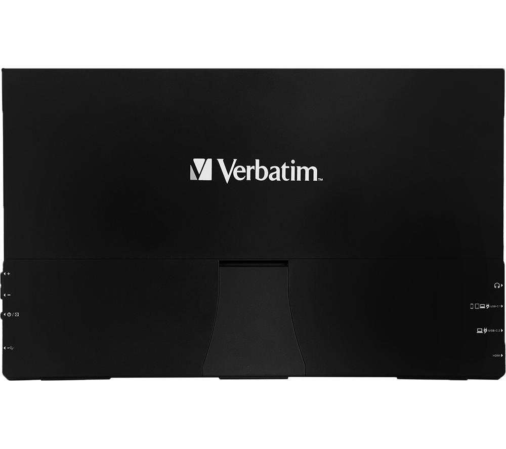 VERBATIM PM-14 Full HD 14" IPS LCD Portable Monitor - Black image number 8 of 11