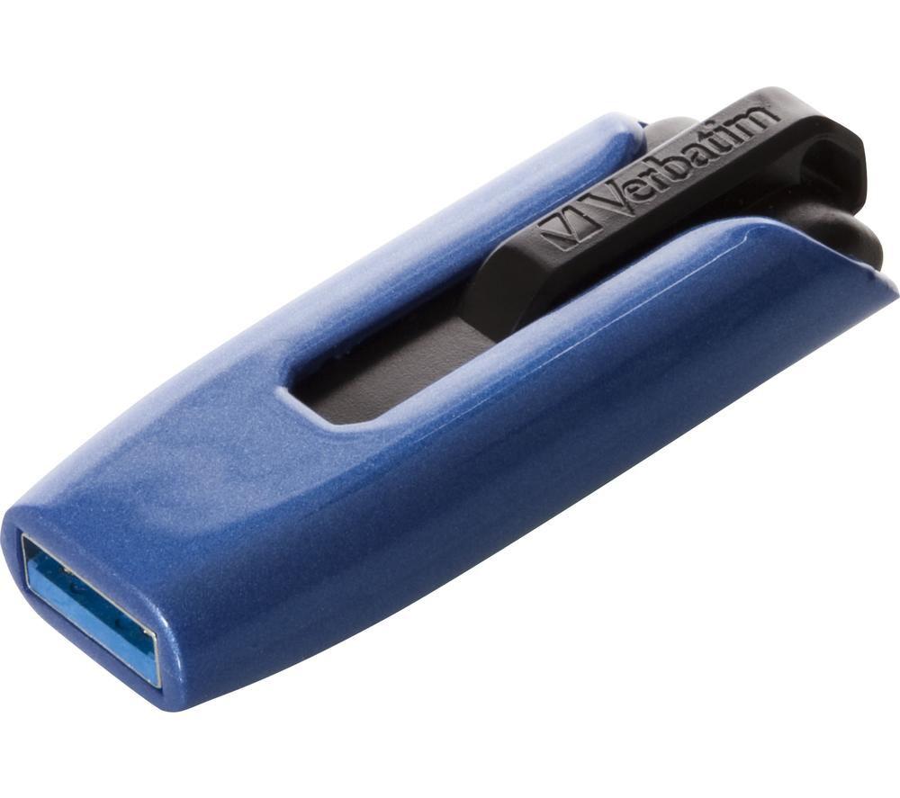 VERBATIM Store 'n' Go V3 Max USB 3.2 Memory Stick - 32 GB, Blue image number 4 of 4