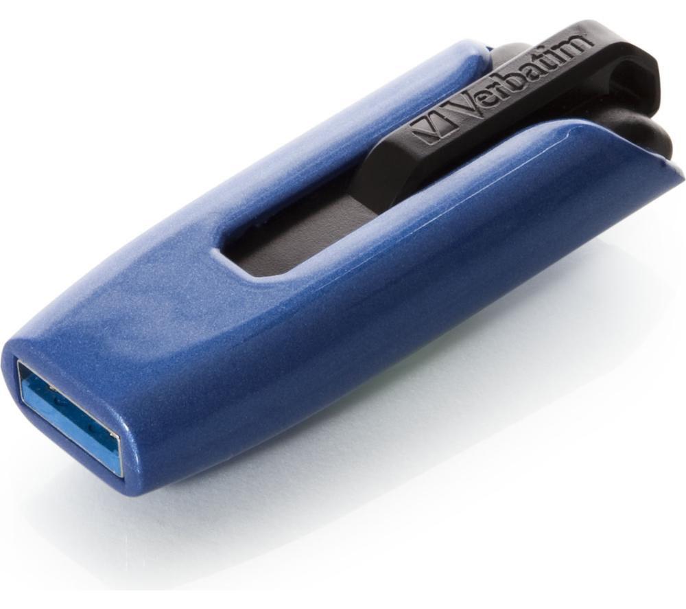 VERBATIM Store 'n' Go V3 Max USB 3.0 Memory Stick - 64 GB, Blue image number 4 of 4