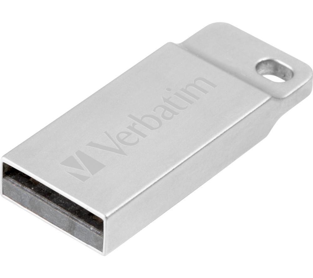 VERBATIM Metal Executive USB 2.0 Memory Stick - 64 GB, Silver image number 2 of 7