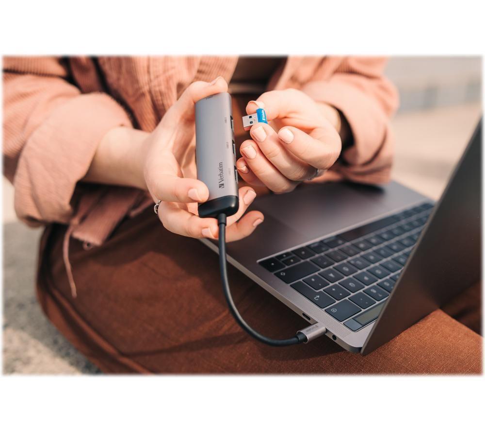 VERBATIM 49147 4-port USB Type-C Hub image number 9 of 12