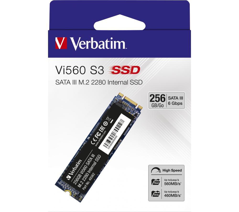 VERBATIM Vi560 S3 M.2 Internal SSD - 256 GB image number 7 of 8