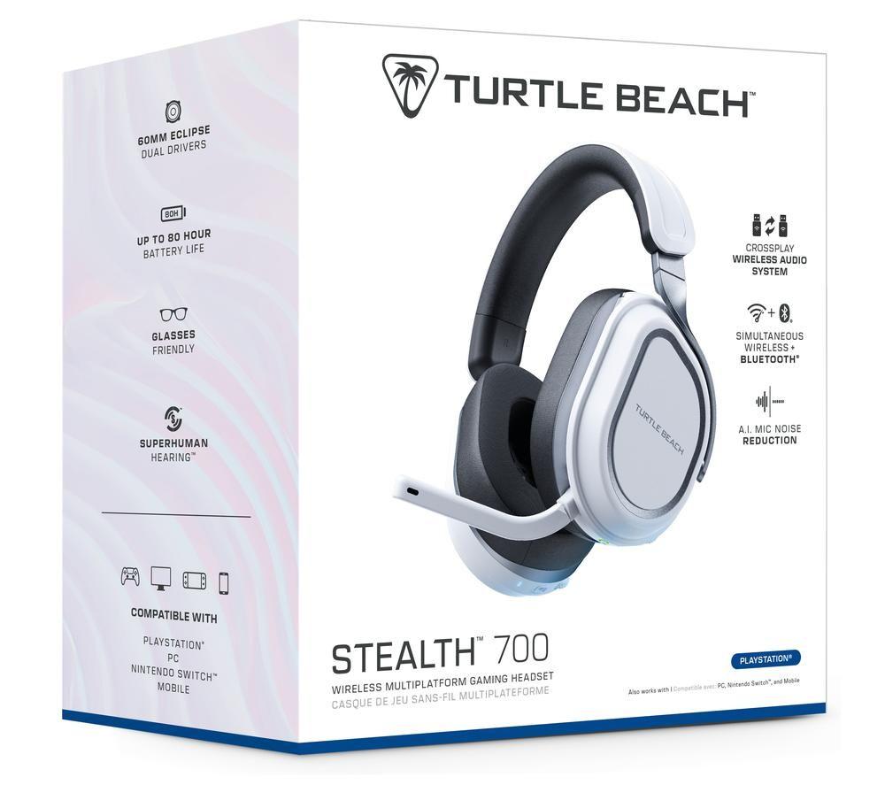 Buy TURTLE BEACH Stealth 700 Gen 3 PlayStation Wireless Gaming Headset White Currys