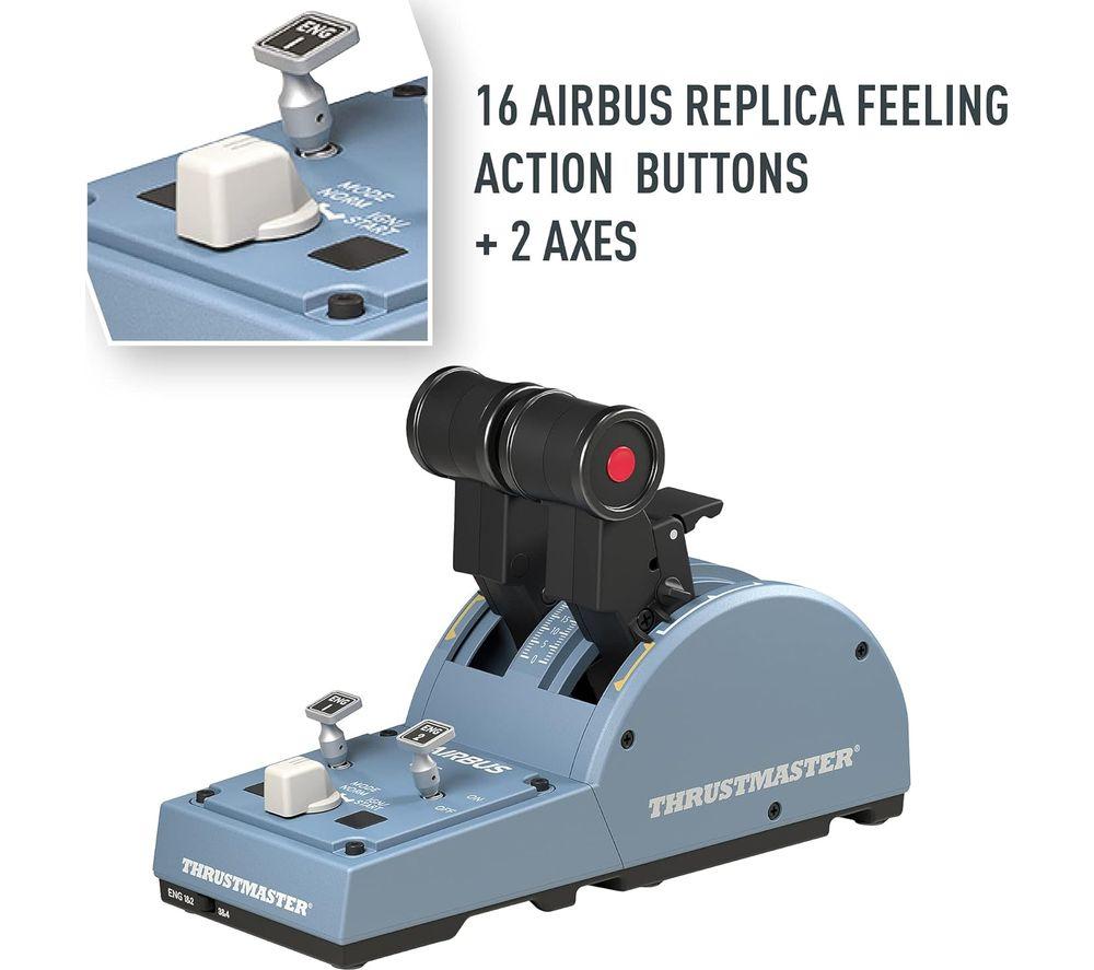 THRUSTMASTER Airbus Editon TCA Quadrant - Blue image number 6 of 8