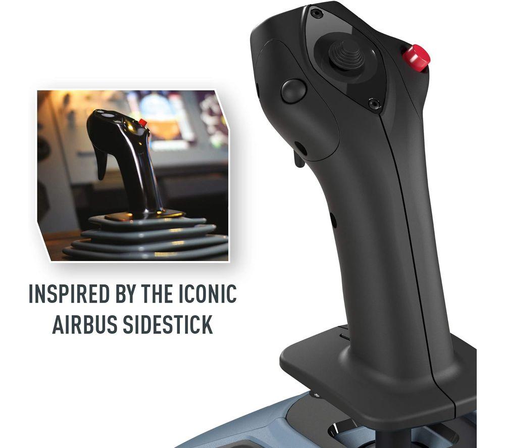THRUSTMASTER TCA Officer Pack Airbus Editon Joystick & Throttle - Light Blue image number 3 of 9