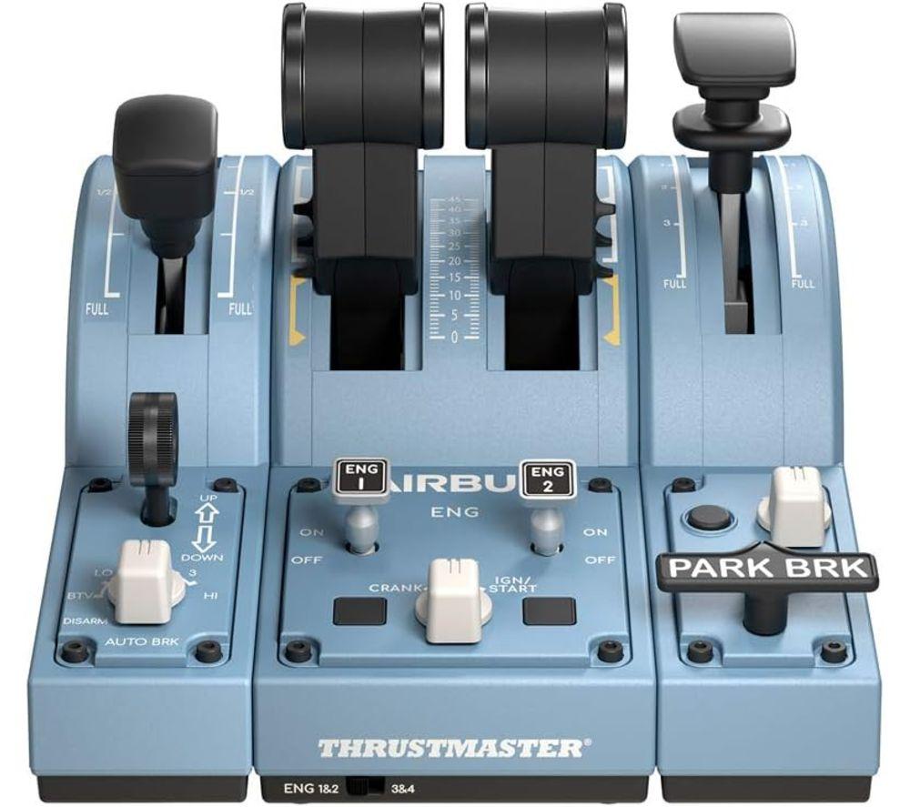 THRUSTMASTER Airbus Editon TCA Quadrant Add-on - Light Blue image number 3 of 6
