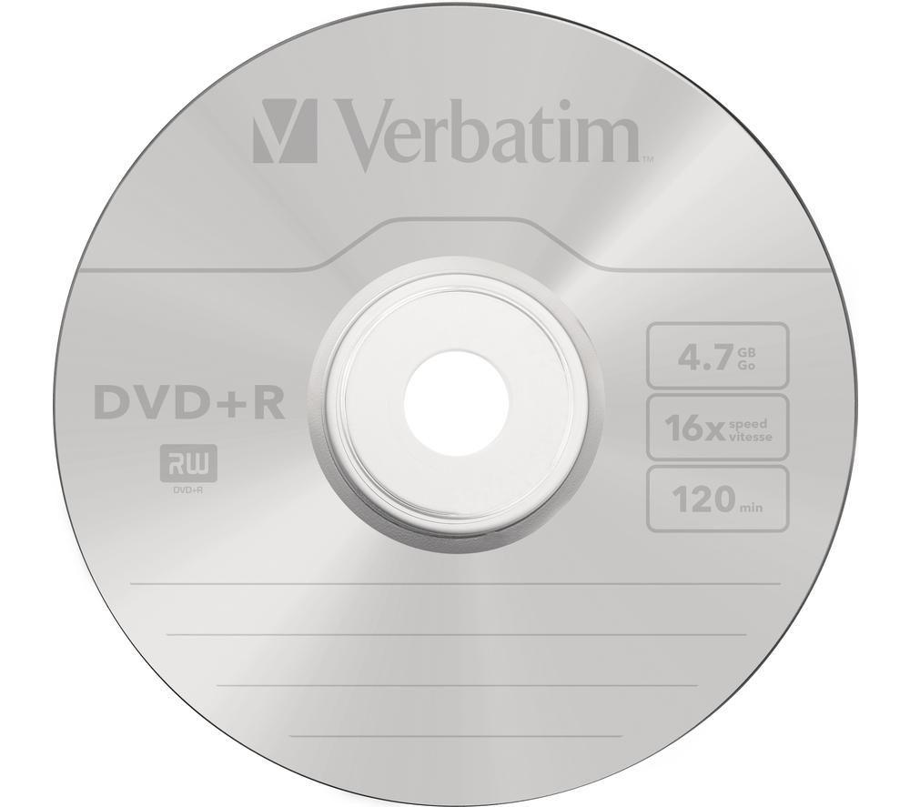 VERBATIM Azo 16x Speed DVD+R Blank DVDs - Pack of 50 image number 3 of 3