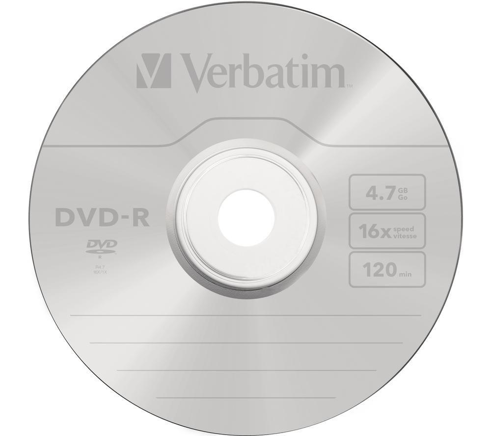 VERBATIM Azo 16x Speed DVD-R Blank DVDs - Pack of 25 image number 3 of 4