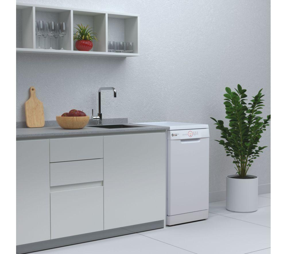HOOVER H-Dish 500 HDPH 2D1049W-80 Slimline Dishwasher - White image number 9 of 10