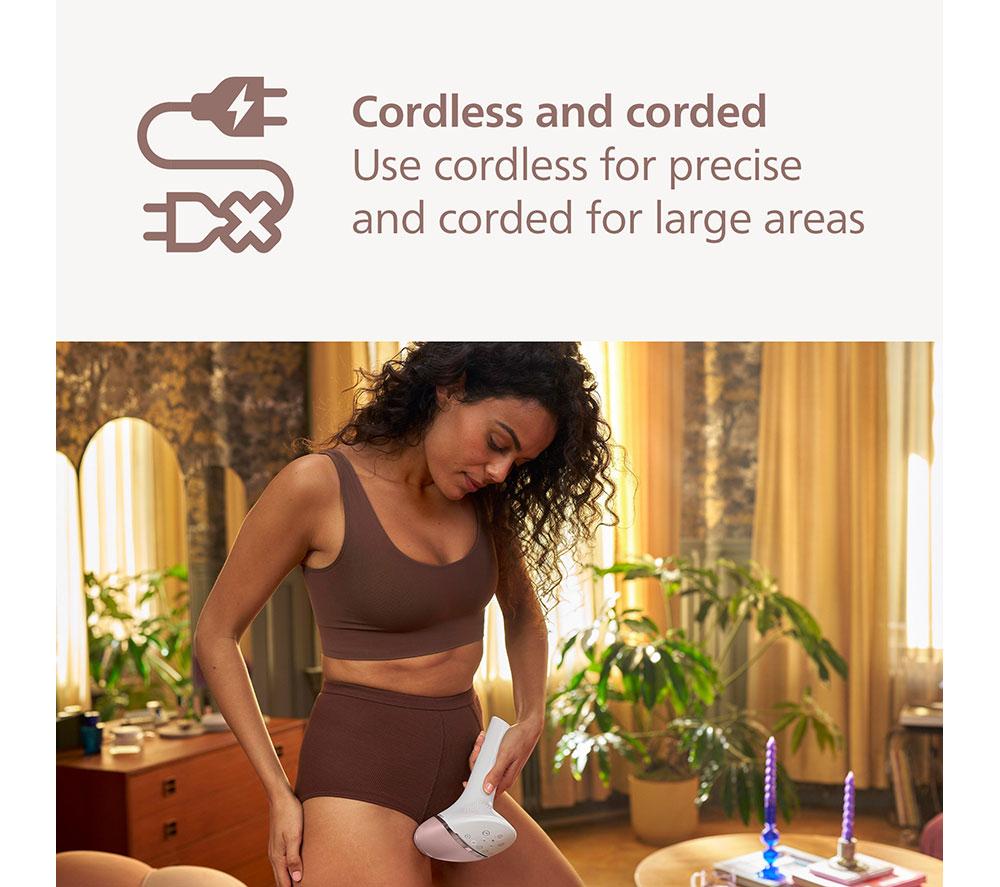 PHILIPS Lumea 9000 Series BRI955/01 Cordless IPL Hair Removal System - White & Pink image number 6 of 10