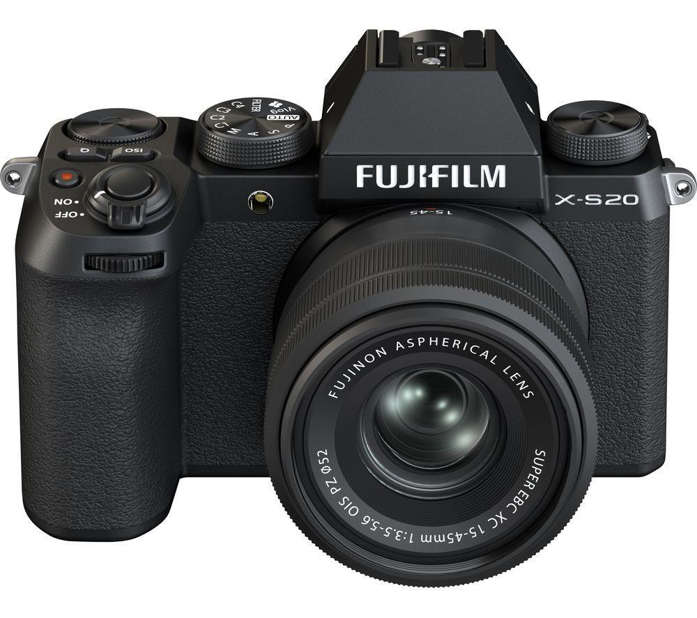 FUJIFILM X-S20 Mirrorless Camera with FUJINON XC 15-45 mm f/3.5-5.6 OIS PZ Lens Vlogger Kit image number 2 of 7
