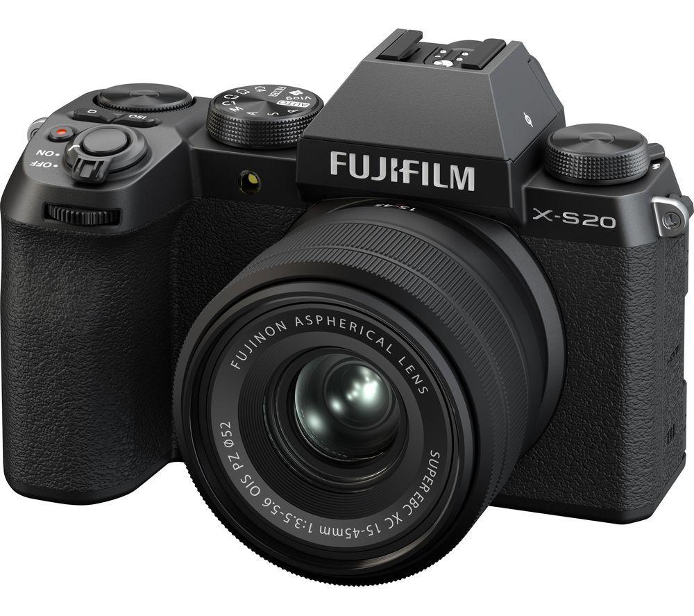 FUJIFILM X-S20 Mirrorless Camera with FUJINON XC 15-45 mm f/3.5-5.6 OIS PZ Lens Vlogger Kit image number 4 of 7