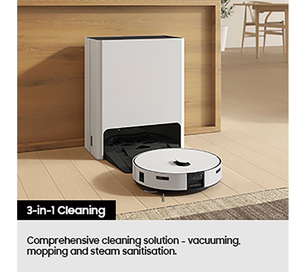 SAMSUNG Bespoke Jet Bot Combo AI+ VR7MD97714G/EU Robot Vacuum Cleaner with 3-in-1 Cleaning - Satin Grey image number 6 of 12
