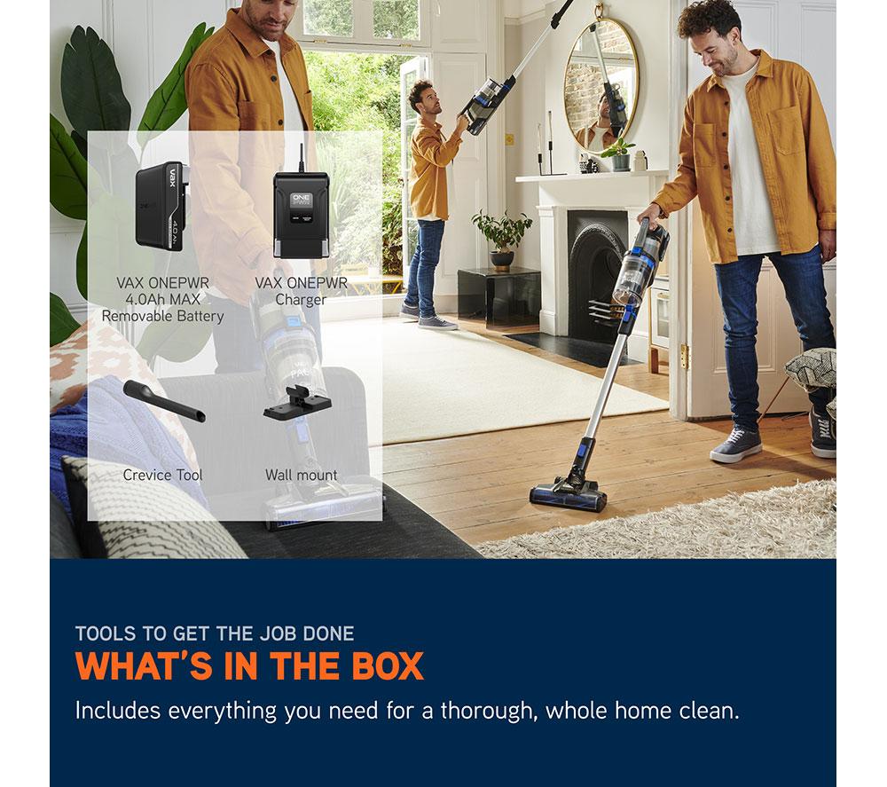 VAX Pace CLSV-PAKS Cordless Vacuum Cleaner - Graphite & Blue image number 10 of 10