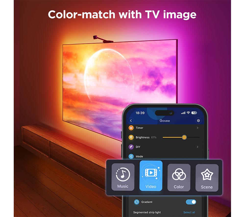 GOVEE Envisual 3S Smart 55-65" TV Backlight image number 6 of 7