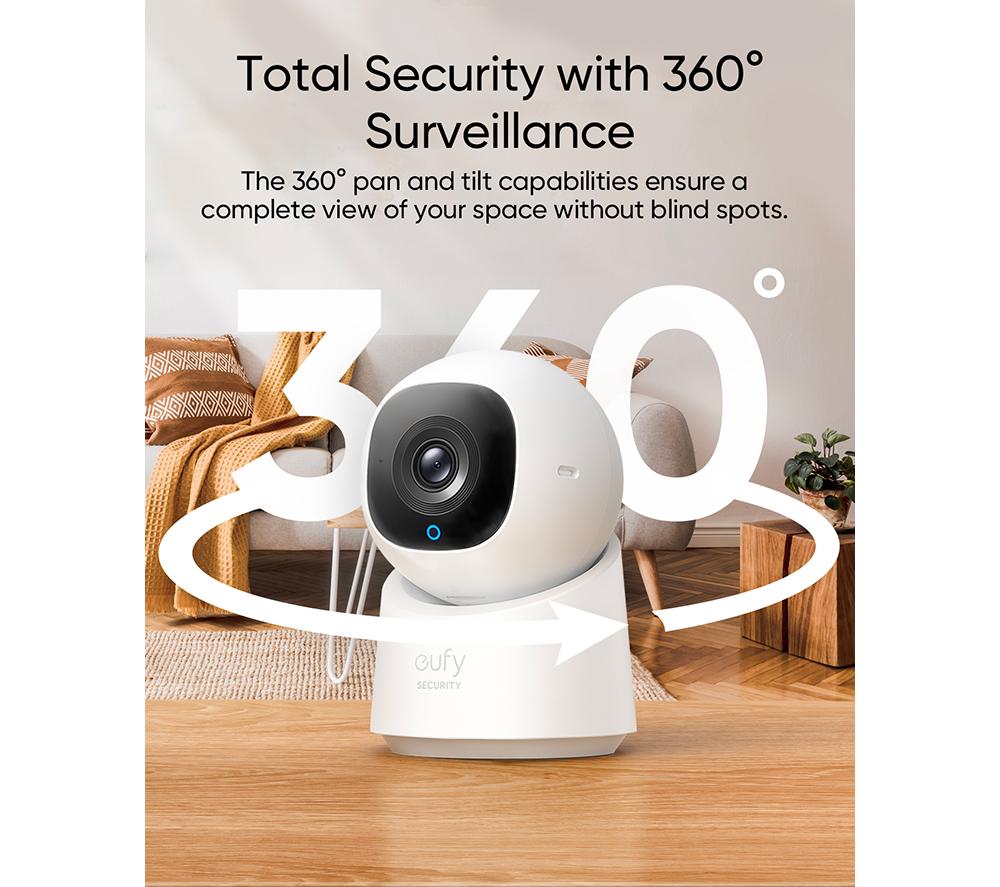 EUFY C220 Pan-Tilt 2K WiFi Indoor Security Camera image number 4 of 7